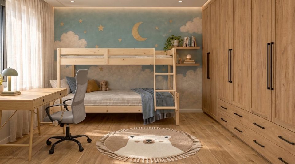 Chambre d'enfant – rez-de-chaussée — Visualisation